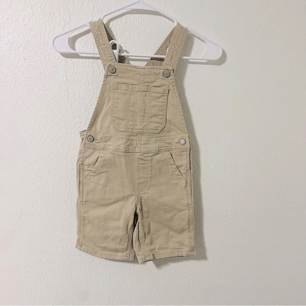 Gap Baby Size 4 Years Color Bedrock Toddler Denim Shortalls NWOT Casual Everyday